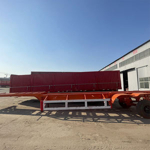 Factory Direct Sale Brand New 3 Axle Skeleton Container Semi <b>Trailer</b> for Highway Logistics Container Haulage - Product Image 5