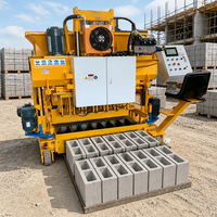 Machine mobile de fabrication de briques creuses emboîtables WT6-30