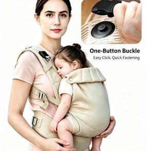 Porte-bébés ergonomiques confortables, porte-bébé <span class=keywords><strong>sling</strong></span> pour <span class=keywords><strong>nouveau</strong></span>-<span class=keywords><strong>né</strong></span> et enfant en bas âge avec support <span class=keywords><strong>de</strong></span> tête, léger, ajustable - Product Image 2