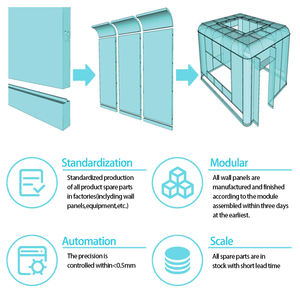 Salle d'opération médicale moderne de classe 8, 7, 6, 5, équipement utilisé en salle d'opération, salle d'opération propre avec salle blanche d'hôpital, construction de salle d'opération personnalisée - Product Image 5