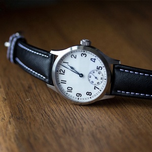 <span class=keywords><strong>Reloj</strong></span> con correa de cuero genuino para hombre, accesorio masculino de lujo con movimiento mecánico de gaviota, 2022 - Product Image 5