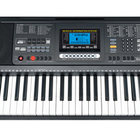 HUASHENG Professional 61-Key Electric Piano Keyboard with Percussion 128 Rhythms Music Player Master/Chord/Rhythm Volume Control