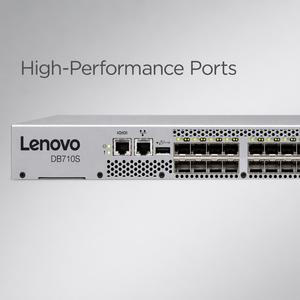 Gen7 64Gbps Fibre Channel SAN <b>Switch</b> for Lenovo ThinkSystem DB710S 8-Port SWL SFP+ for Enterprise Data Center Storage <b>Network</b> - Product Image 3