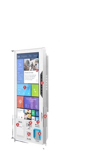 Terminal de autoservicio de 23.6 pulgadas para registro de entrada y salida, montaje en pared o de pie, para lavanderías y hoteles - Product Image 2
