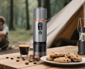 Portable 	   Machine à expresso semi-automatique, machine à expresso de voyage, <span class=keywords><strong>12V</strong></span>, pour voiture, camping, petite, électrique, chauffe en 2,5 minutes, exclusive pour les camions - Product Image 3