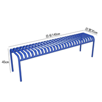 Chaises et tables de style industriel pour espaces de loisirs extérieurs, idéales pour salons de thé, cafés, balcons créatifs – Fer doré, argenté, bleu, noir