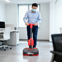 Nettoyeur de sols portatif à aspiration puissante, démontage et entretien faciles, moteur d'aspiration sans balais 115W, 2 vitesses pour nettoyage humide et sec