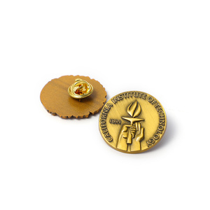 Insignia al por mayor para empresa uniforme escolar personal de metal personalizado insignias de PIN magnético fabricante - Product Image 1