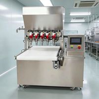 Machine de remplissage entièrement automatique à 5 têtes à cycle élevé pour les entreprises agroalimentaires en chaîne
