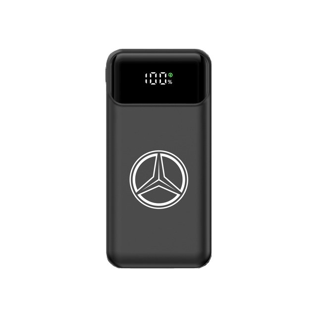 LED LOGO Waterproof High Capacity Power Bank 10000mAh-50000mAh Double USB Type-C Input Portable Custom Li-Polymer Battery Fast
