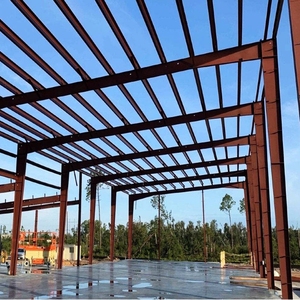 Conception moderne économique Structure en acier préfabriquée Entrepôt Fabrication <span class=keywords><strong>Hangar</strong></span> d'atelier à faible coût - Product Image 2