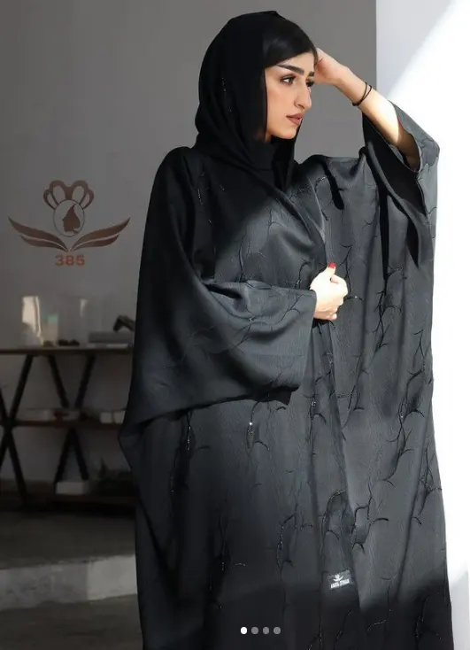 ABAYA कपड़े निर्माता आपूर्ति फैक्टरी नए विकसित पॉलिएस्टर पुष्प Jacquard कपड़े के लिए फैशन Abaya