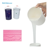Caoutchouc de silicone à durcissement au platine 25A pour la fabrication de moules en plâtre, caoutchouc de silicone RTV-2