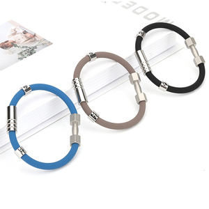 Браслет силиконовый из нержавеющей стали - Product Image 1