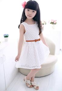 Venta al por Mayor de los Últimos Diseños de Vestidos para Niñas, Vestido Infantil con Flores y Fotos - Product Image 4