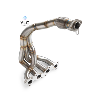 Collecteur d'échappement YLC pour <span class=keywords><strong>Peugeot</strong></span> 206 207 1.6 2006-2016, système d'échappement de performance racing - Product Image 3