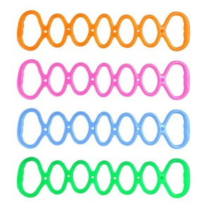 Bande élastique de yoga en silicone à 7 trous pour l'entraînement des épaules et du dos, exercices de fitness et d'étirement - Product Image 2