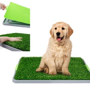 Puppy Pee Potty Pad Artificial Grass Patch <span class=keywords><strong>Indoor</strong></span> <span class=keywords><strong>Dog</strong></span> WC Tamanho Grande - Product Image 1
