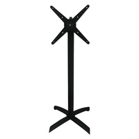 Base de table pliante en aluminium à quatre pieds pour tables de bistrot, de café et de terrasse, hauteur réglable, plusieurs tailles disponibles