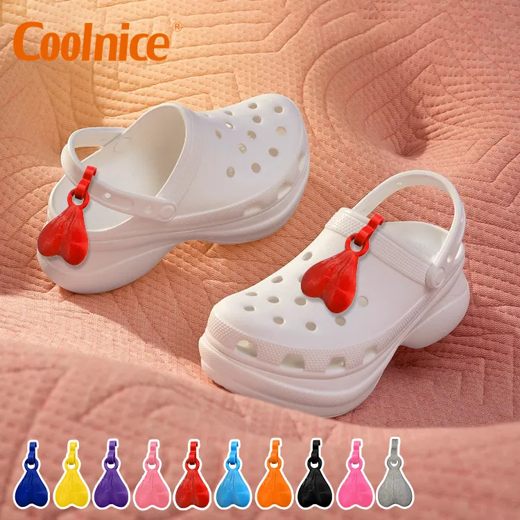 2022 nouveau Style en gros Pvc dessins animés breloques chaussures personnalisées chaussures breloque concepteur Croc chaussures