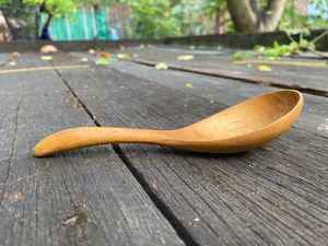 Cucharas de Madera Duraderas Hechas a Mano para Cocinar, Servir, Remover, Mezclar y Preparar Alimentos, Hechas de Madera de Alta Calidad - Product Image 5