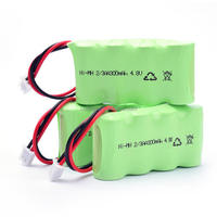 Tersedia Baterai NiMH 2/3AA 4.8V 300mah untuk Lampu LED, Mobil Mainan RC, Pengusir Serangga 4.8V 2/3AA 300mAh Baterai NiMH