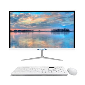 21.5인치 올인원 노트북 코어 i3 i5 i7 데스크탑 모노블록 컴퓨터 (오피스 포함) 베어본 프레임리스 올인원 PC 게이머용 - Product Image 2