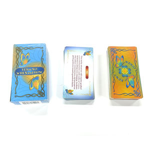 Barajas de cartas de <span class=keywords><strong>Tarot</strong></span> personalizadas SÍ o <span class=keywords><strong>NO</strong></span> CUANDO y CÓMO Juego de cartas 78 piezas Tarjetas con caja colorida - Product Image 2