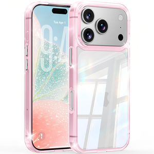 เคสโทรศัพท์กันกระแทกใส รุ่นบางพิเศษ 1.0 มม. ผลิตจากวัสดุ TPU+PC <span class=keywords><strong>Bayer</strong></span> ป้องกันเหลือง สำหรับ iPhone 17 Pro Max 17 Air - Product Image 1