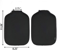 Housse de protection personnalisée en néoprène pour raquette de pickleball, étanche, antichoc, avec fermeture éclair, sac de transport portable pour raquette