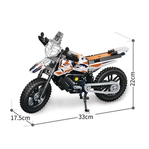 EPT 1:8 Juego de Bloques de Construcción de Motocross Todoterreno, 514 Piezas, Kit de Modelo de Motocicleta Mecánica para Niños Mayores de 6 Años - Product Image 3