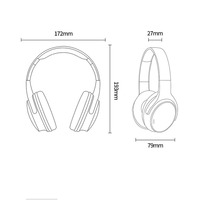 Nouveau casque supra-auriculaire P9 2024 sans fil avec suppression du bruit, type C, ANC, pour jeux