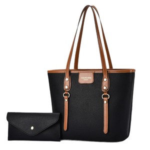 Conjunto de Bolsos Tote para Mujer An Ru Shi, Color Rojo, Gran Capacidad, Bolso Bandolera de un Solo Hombro, Uso Diario, Forro de Poliéster - Product Image 5