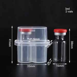 5ml 10ml Round Glass Vials with <b>Rubber</b> Stopper Silk Screen Printing and Custom Individual Packaging - Product Image 5