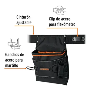 Master con 20 unità portautensili in poliestere, 7 scomparti, Truper - Product Image 2