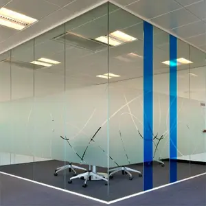Divisores de quarto e partições/divisória de vidro projeto para o escritório/cubículo de privacidade tela portátil
