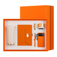 FXD81-6 Ensemble Cadeau d'Entreprise Personnalisé de Luxe Tasse Sous Vide Cahier Kits Exécutifs Ensemble Cadeau Promotionnel d'Affaires avec Boîte