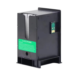 Boîte de maintenance d'encre d'usine E6711 6711 PXMB3 pour <span class=keywords><strong>Epson</strong></span> Workforce <span class=keywords><strong>WF</strong></span>-3010DW 3520DWF 3530DTWF WF3640 7110DTW – Cartouche de récupération d'encre usagée - Product Image 1