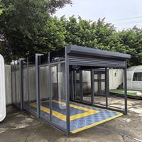 Abri de voiture rétractable extérieur du fabricant, résistant au vent et à la pluie, pour parking
