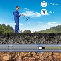 Localisateur d'émetteur 512 Hz pour caméra d'endoscope industriel, caméra d'inspection de canalisations souterraines et de tuyaux d'égout, récepteur vidéo