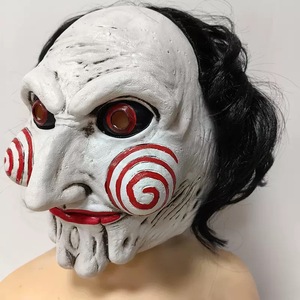 Tema de película de Halloween Cosplay <span class=keywords><strong>Saw</strong></span> Man máscara de látex broma De Halloween motosierra mueca máscara de <span class=keywords><strong>terror</strong></span> - Product Image 3