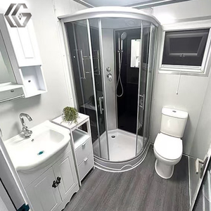 Văn phòng container màu đen với bức tường rèm, màu sắc cổ điển, văn phòng sang trọng - Product Image 6