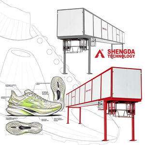 Machine de formage de semelles de chaussures à tunnel suspendu, four de séchage à air chaud, machine de thermoformage pour fabricants de chaussures - Product Image 2