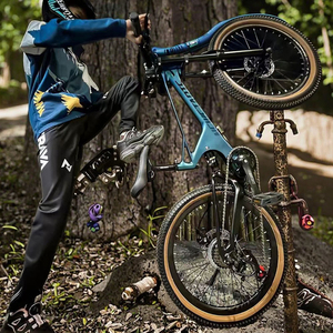 Mountain Bike giovanile da 22 pollici per bambini con freno a disco morbido in lega di magnesio bicicletta con pedale ordinario - Product Image 2