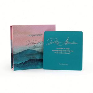 2024 Hotsale Custom Motivation <b>Card</b> in a <b>Box</b> Stress Management Teens Affirmation <b>Cards</b> and Journal - Product Image 6