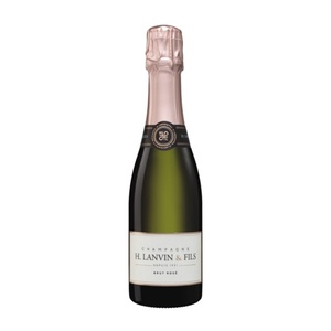 H Lanvin & Fils - Brut Rosé - 37,5 cl - Mini Champagne Premium - Vin Français - Cadeau pour Mariage et Fêtes - Product Image 1