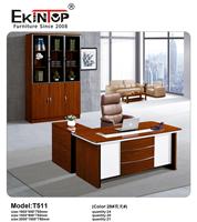 Ekintop Vente Directe Usine Promotion Chaude Table de Bureau en Bois Exécutive Pas Chère