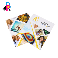 Carpeta de papel de presentación Impresión logotipo carpeta con bolsillos archivo personalizado A4