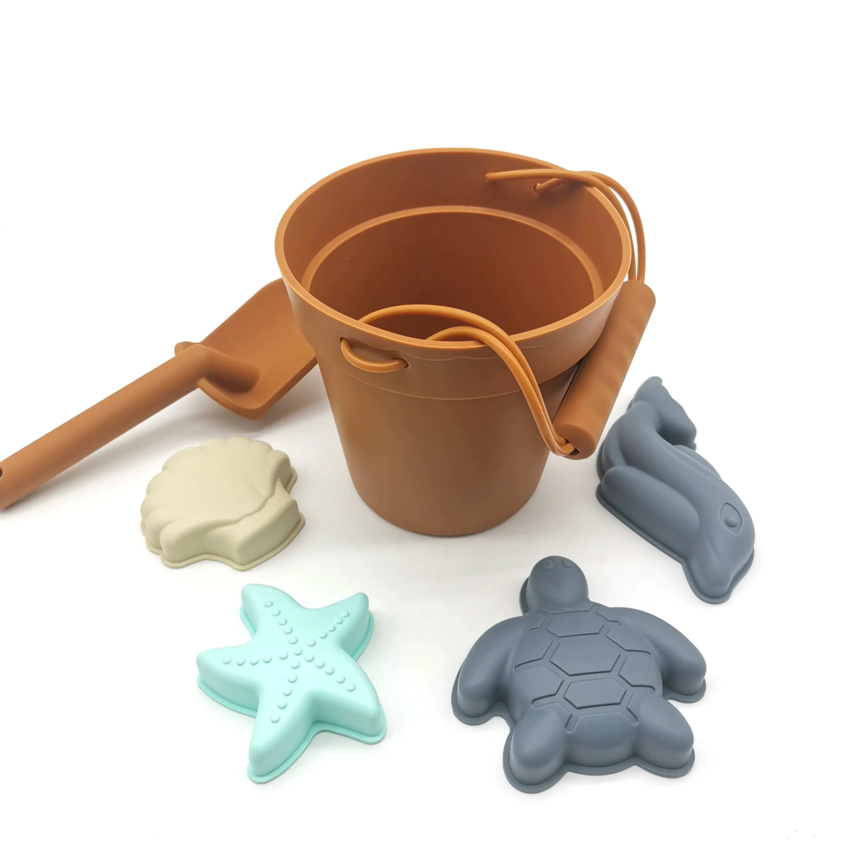 2023 New Summer Outdoor Toys Watering Beach Sand Bucket Toy Set With Pail And Spade For Kid