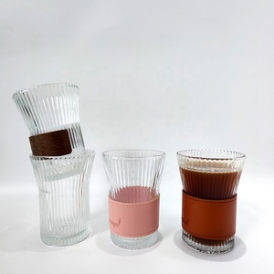 แก้วกาแฟลายทางแนวตั้งสไตล์เรโทรสุดหรูแบบญี่ปุ่น ขนาด 300 มล. สำหรับ<span class=keywords><strong>ชง</strong></span>ดื่ม<span class=keywords><strong>มั</strong></span><span class=keywords><strong>ท</strong></span><span class=keywords><strong>ฉะ</strong></span>ลาเต้ - Product Image 5